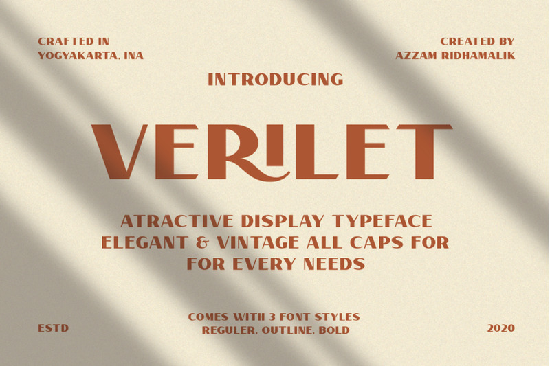 verilet-display-typeface