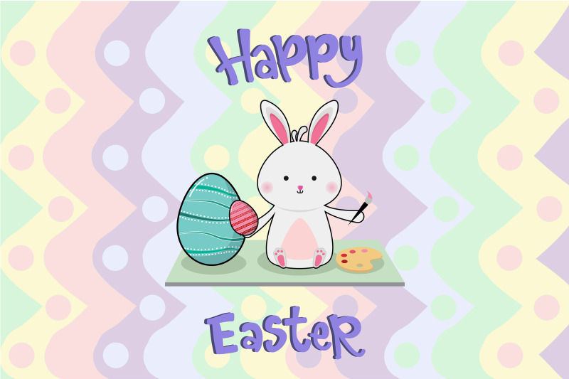 easter-cute-painting-bunny-egg