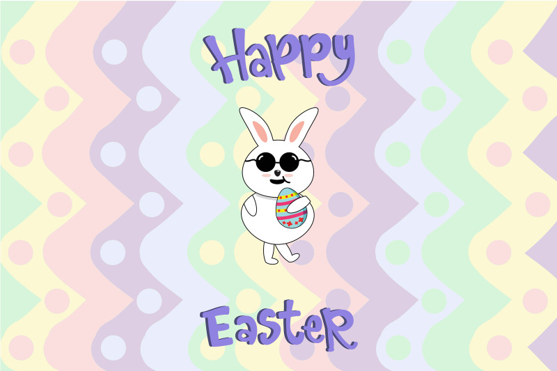easter-black-glasses-bunny-egg