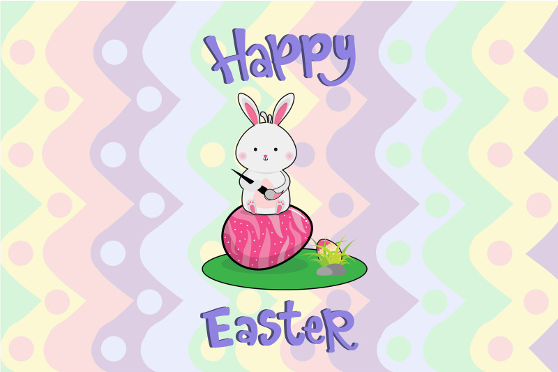 easter-cute-bunny-egg-illustration