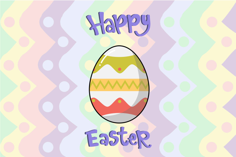 easter-egg-with-yellow-and-orange-color