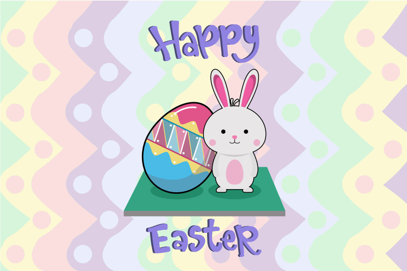 easter-bunny-and-cute-colorful-egg