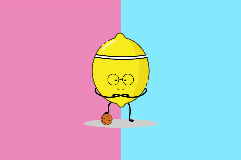 kawaii-cute-lemon-art-character