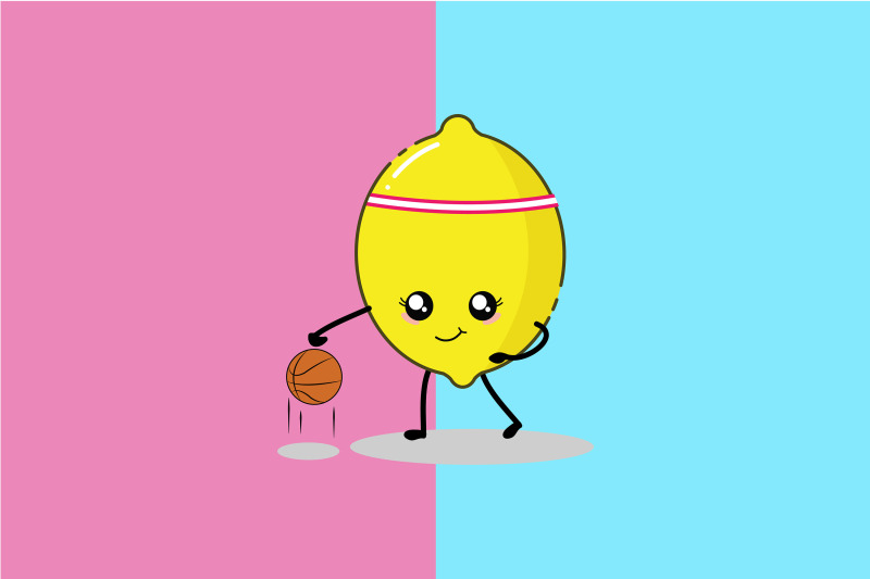 kawaii-cute-lemon-basketball