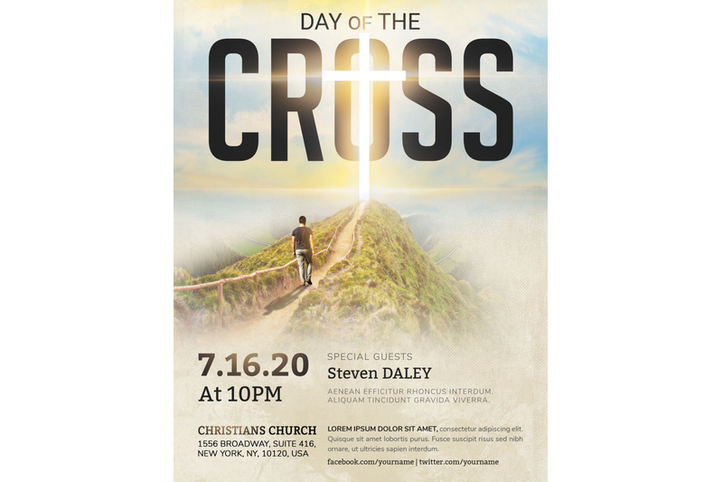 cross-day-church-flyer