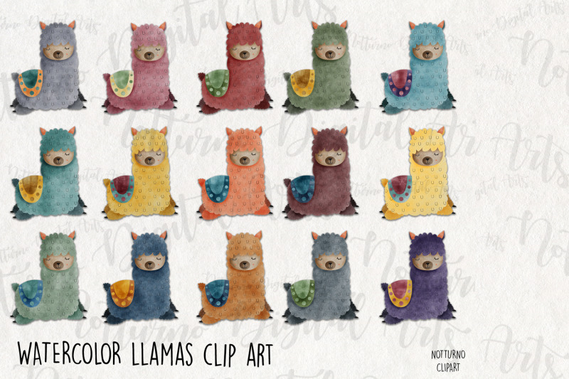 watercolor-llama-clip-art