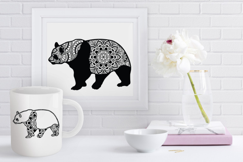 Download Panda Mandala SVG Cut Files, Panda Mandala Clipart By Doodle Cloud Studio | TheHungryJPEG.com