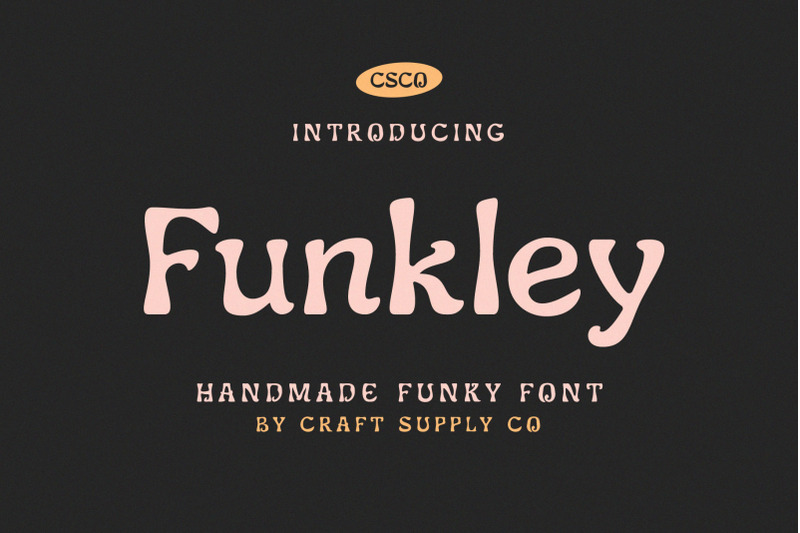 funkley-handmade-funky-font