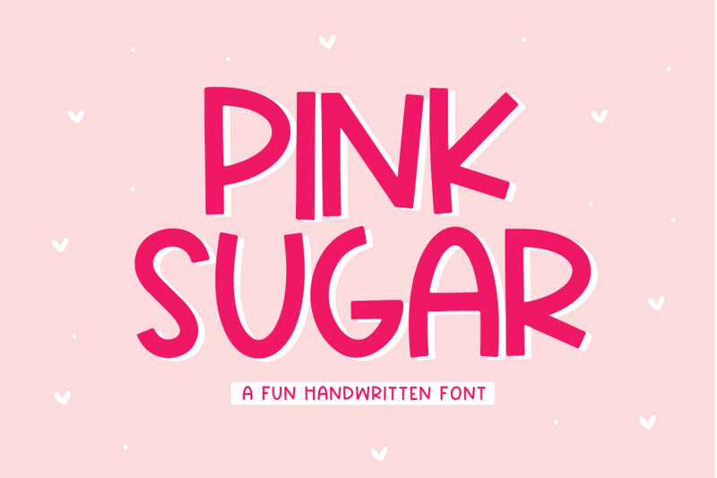 pink-sugar-fun-handwritten-font