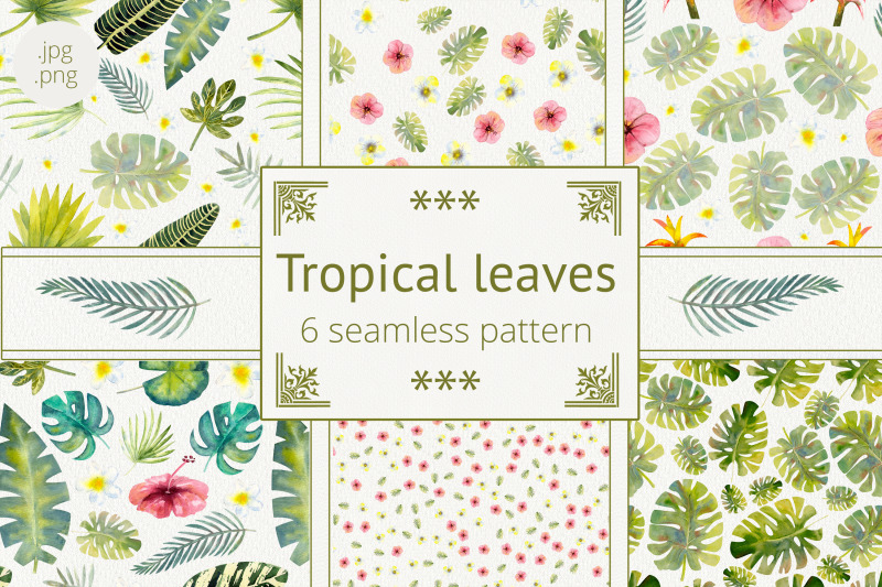 tropical-leaves-summer-mood-tropical-leaves-watercolor