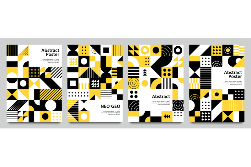 neo-geometric-posters-modern-grid-pattern-with-geometrical-shapes-ab