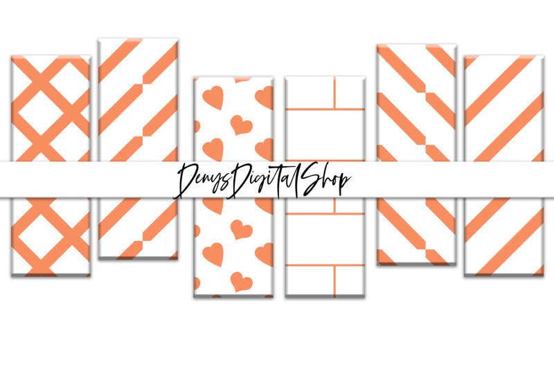 digital-bookmarks-orange-papers-orange-bookmarks