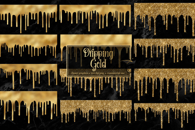 dripping-gold-clipart