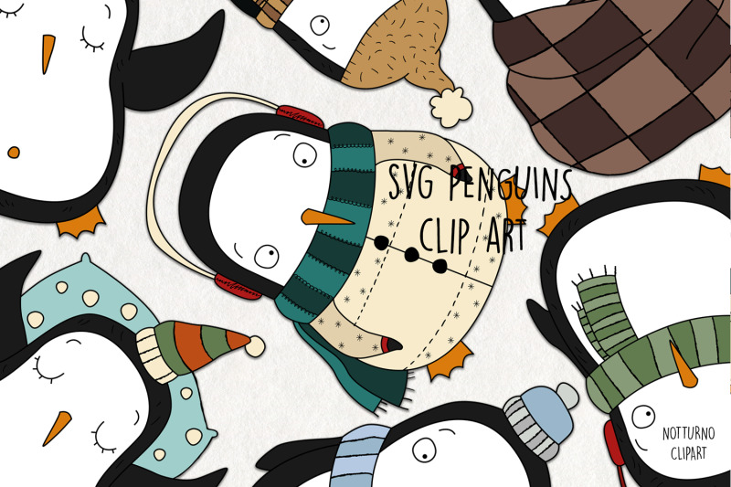 svg-penguins-clipart-for-scrapbooking-and-card-making-christmas-embe