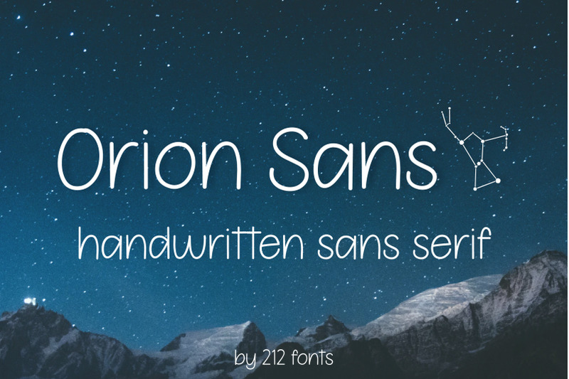 orion-sans-serif-clean-handwritten-font