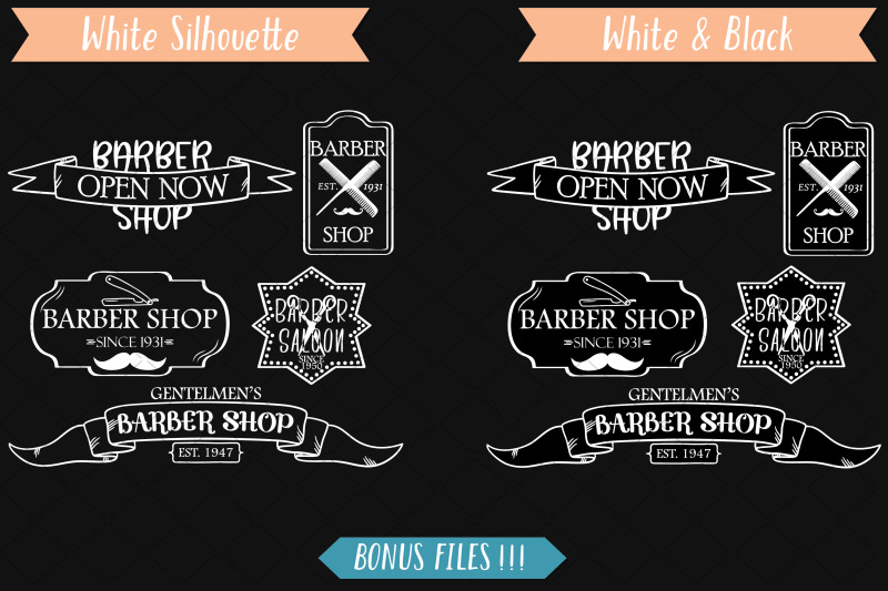 colored-barber-logos-retro-barber-sign-vintage-hair-salon