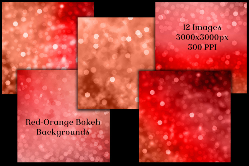 red-orange-bokeh-backgrounds-12-image-textures-set
