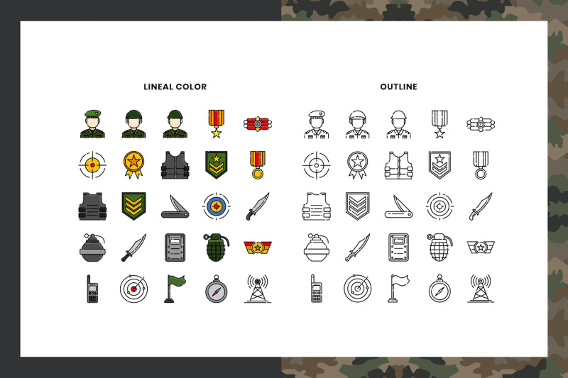 military-icons-pack