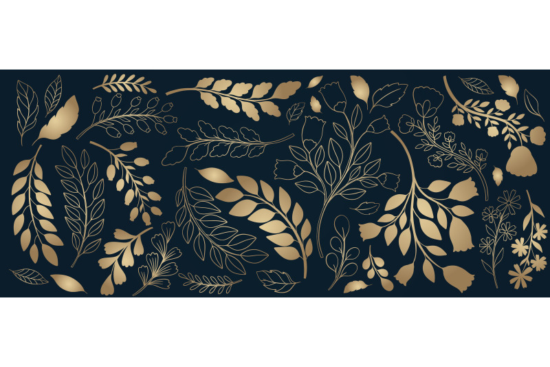 plant-gold-in-black-background