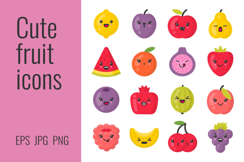 cute-smiling-fruit-icons