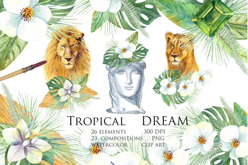 watercolor-tropical-dream-clip-art