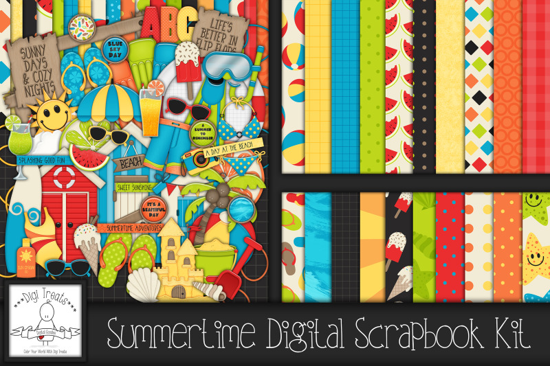 summertime-digital-scrapbook-kit