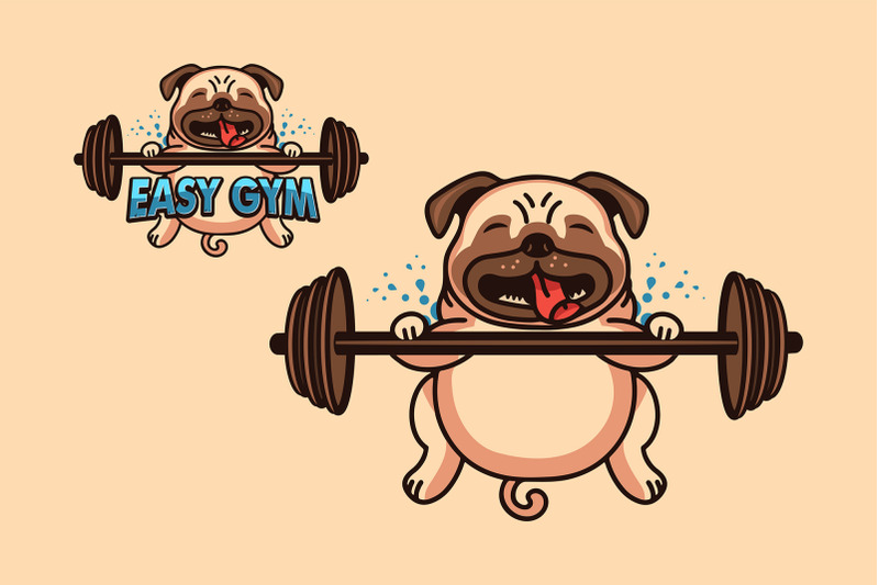 funny-pug-sport-cartoon-character