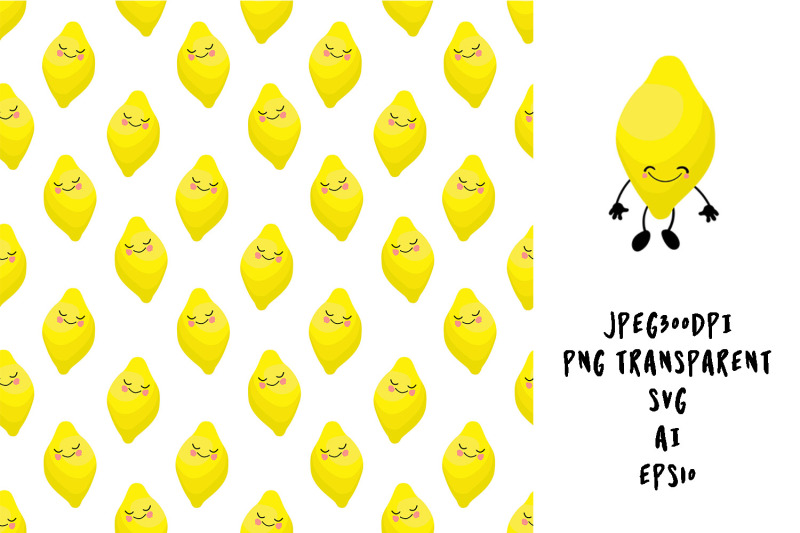 crazy-lemon-fruits-characters-set-yellow-lemon-with-a-face-and-a-smi