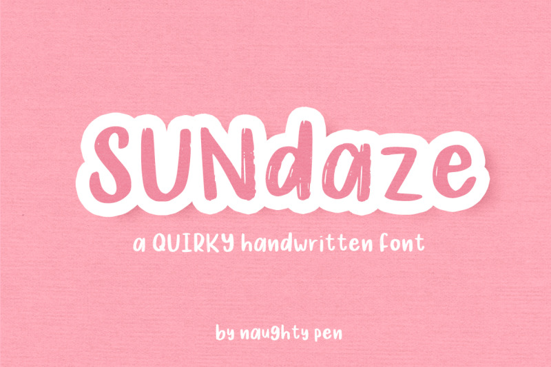 sundaze-quirky-handwritten-font