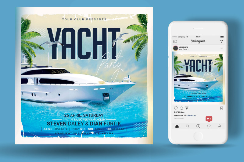 yacht-party-flyer