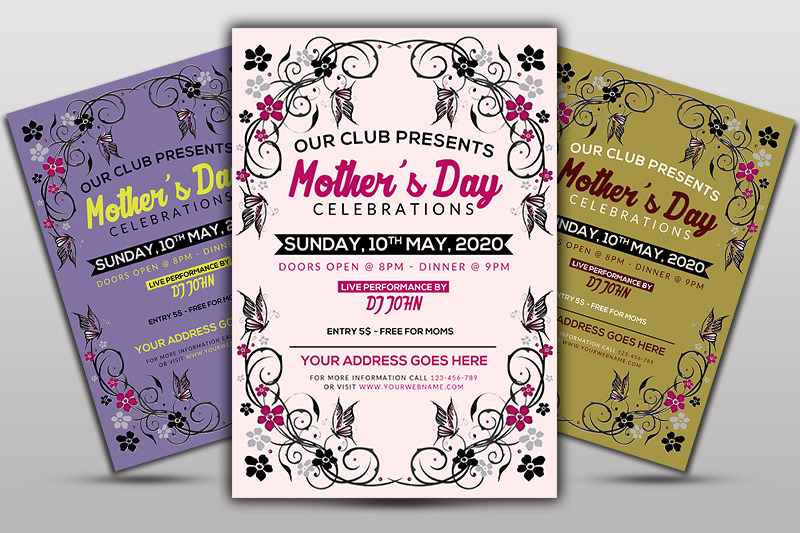 mother-039-s-day-celebration-nbsp-flyer-template