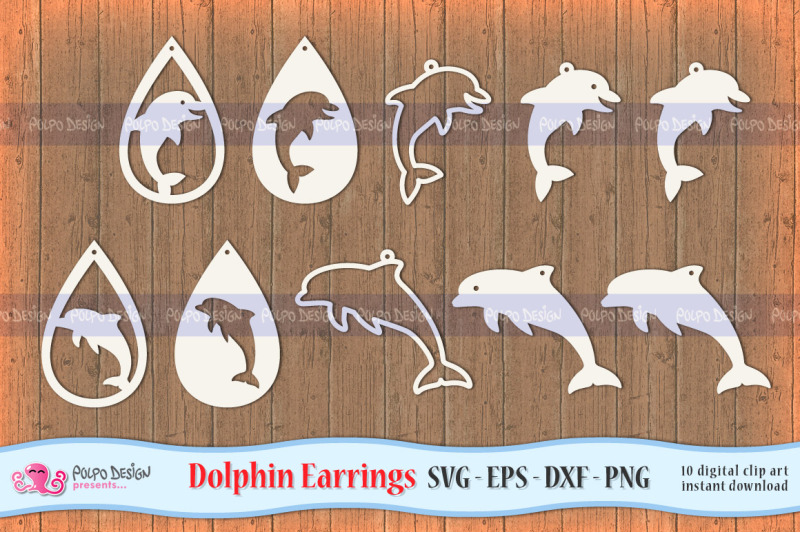 dolphin-earrings-svg-eps-dxf-and-png