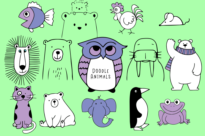 doodle-animals