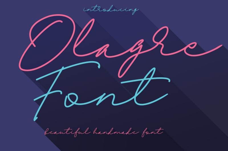 olagre-beautiful-handmade-font