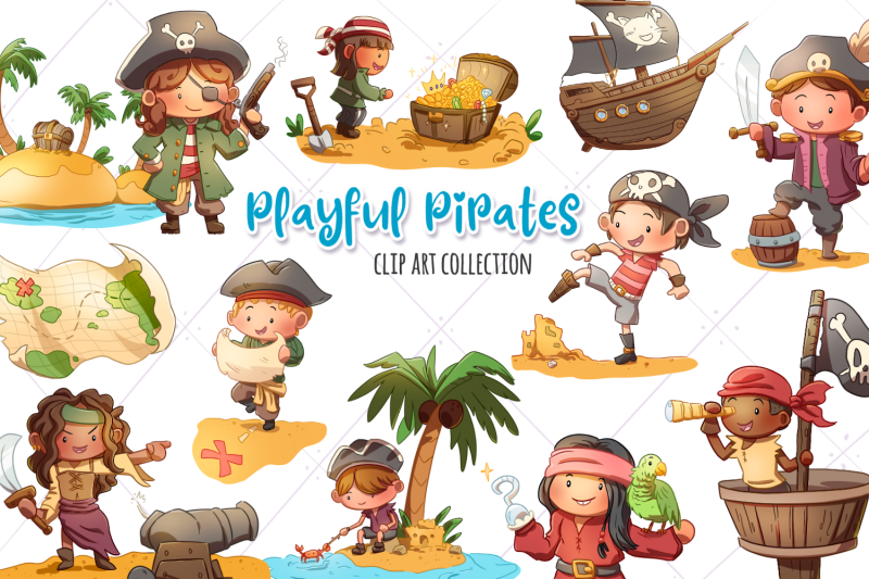 playful-pirates-clip-art-collection