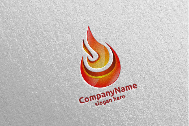 3d-fire-flame-element-logo-design-1