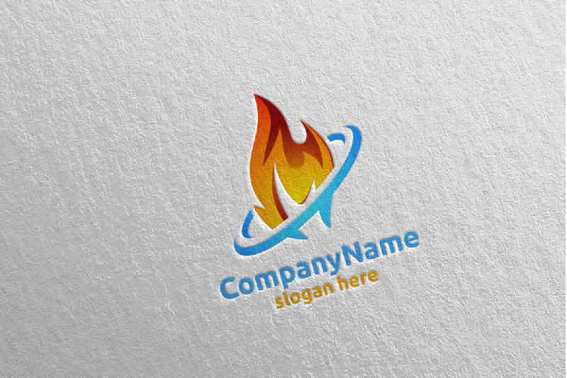 3d-fire-flame-element-logo-design-2