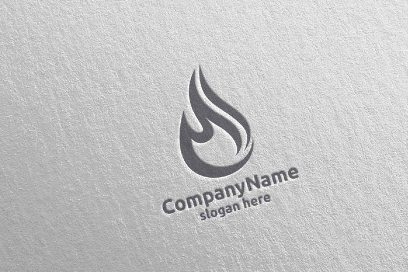 3d-fire-flame-element-logo-design-3