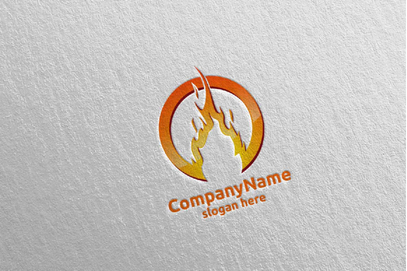 3d-fire-flame-element-logo-design-4