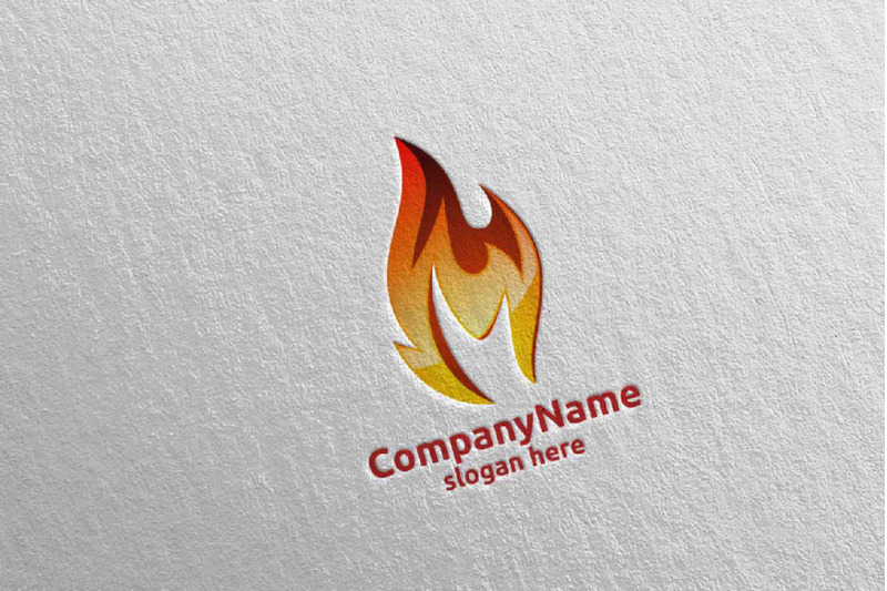 3d-fire-flame-element-logo-design-5
