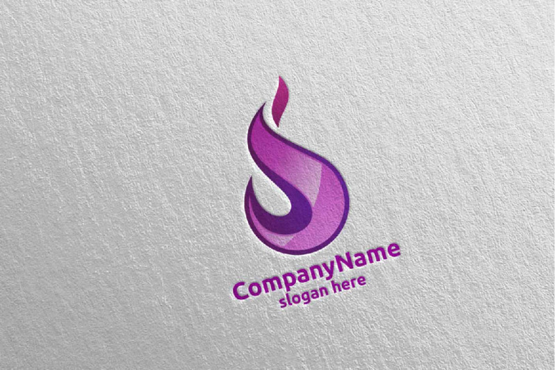 3d-fire-flame-element-logo-design-6