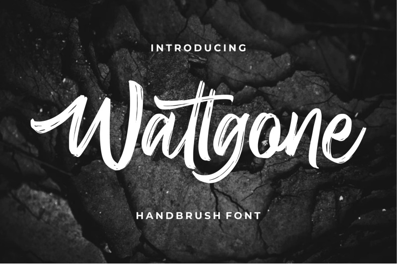 wattgone-handbrush-font