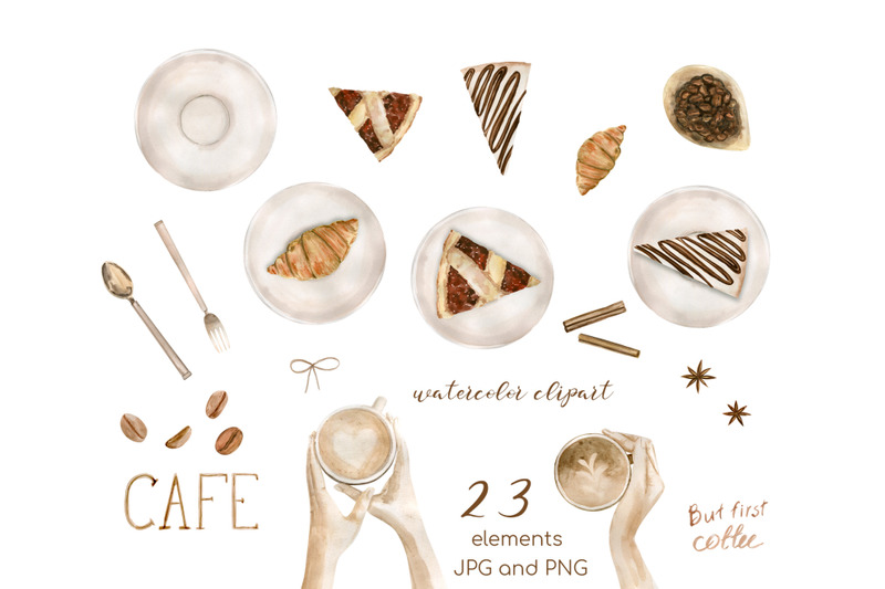 watercolor-coffee-clipart-set-cake-clipart-food-clipart-fashion