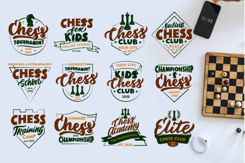 set-of-vintage-chess-logos