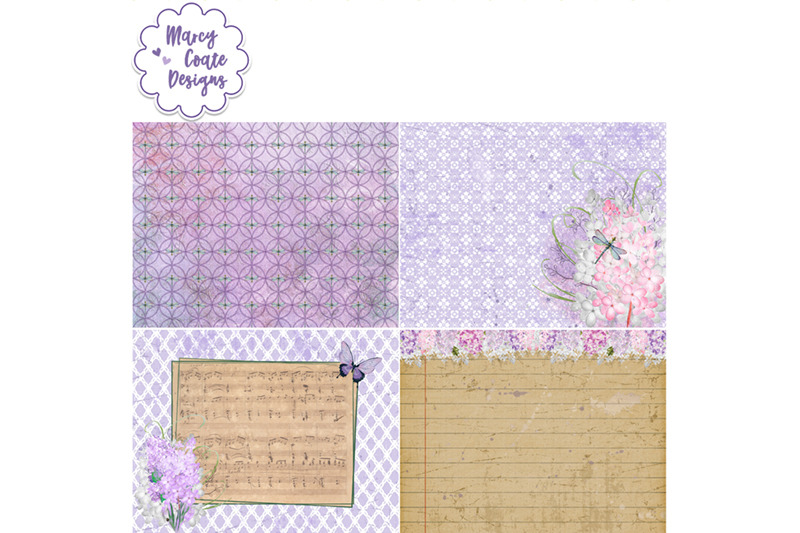 lilacs-printable-journal-pages-in-shades-of-lavender-pink-amp-brown