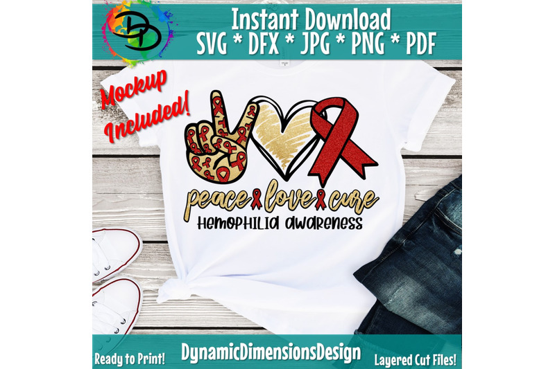 peace-love-cure-svg-hemophilia-svg-hemophilia-awareness-svg-hemophi