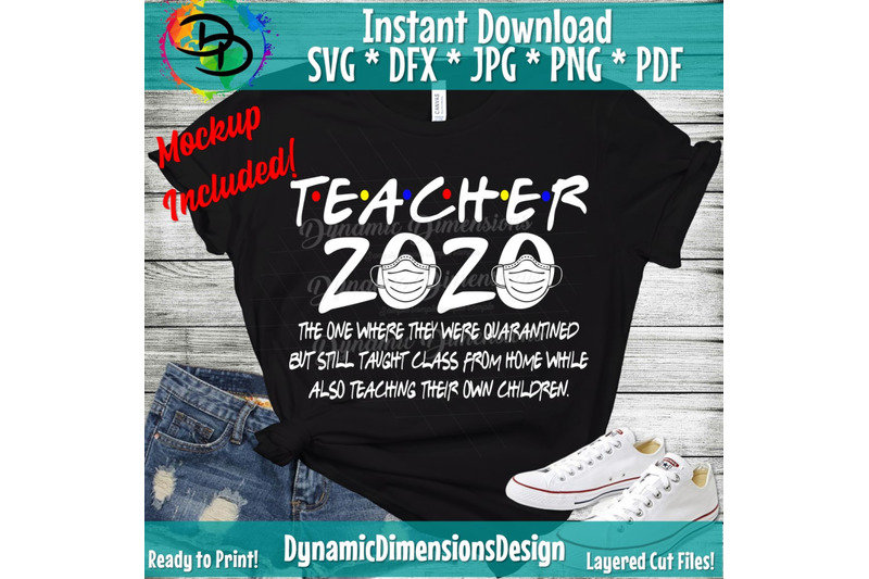teacher-the-one-where-they-were-quarantined-teacher-homeschool-quarantined-teach-from-home-online-learning-corona-virus-epedimic-virus-teacher-svg