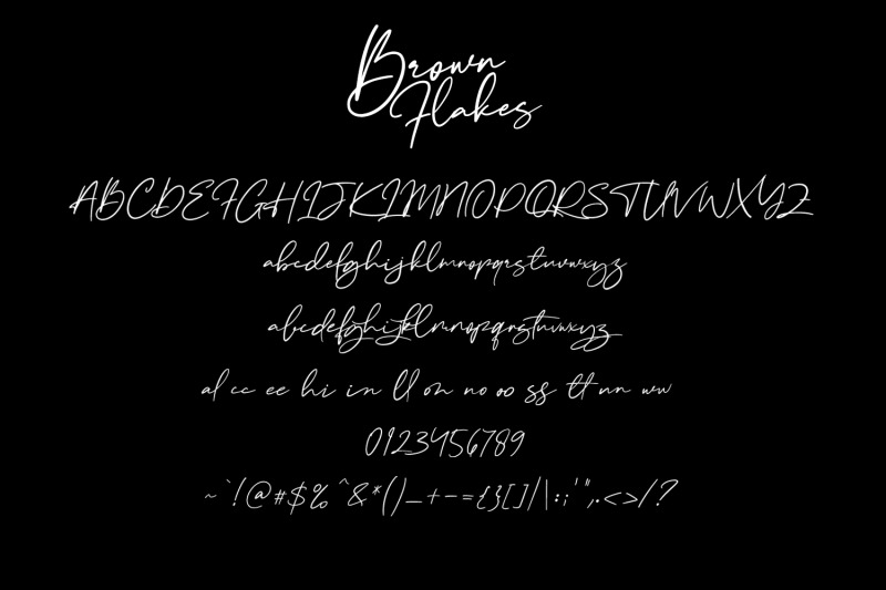 brown-flakes-font