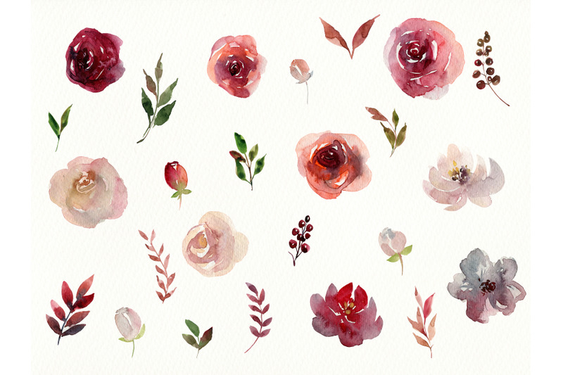 watercolor-roses-clipart-wedding-floral-design-53-isolated-elements