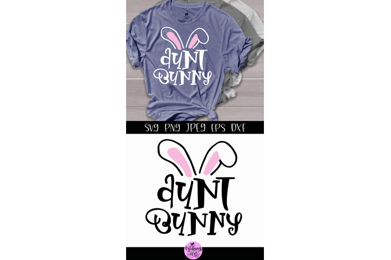Download Aunt bunny svg, easter shirt svg By Midmagart ...
